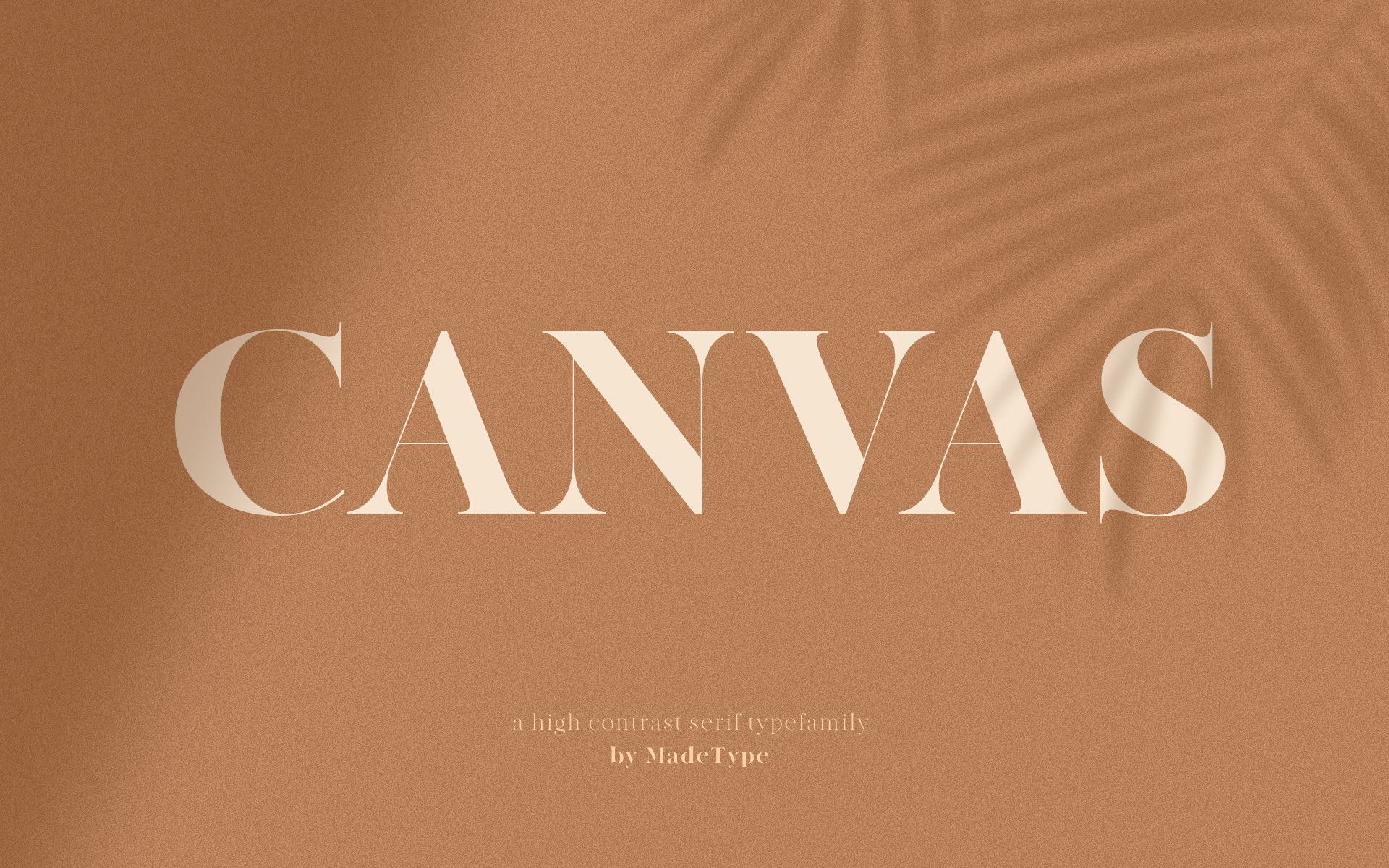 MADE Canvas Free Font - serif