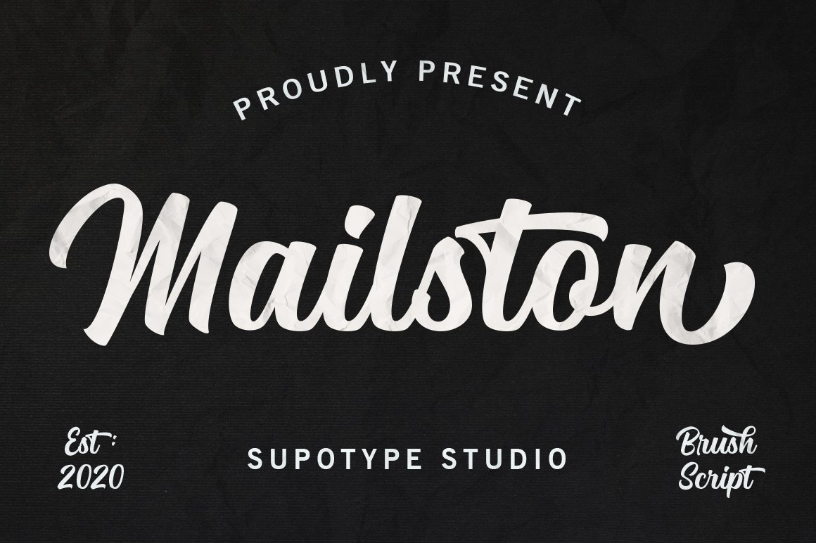 Mailston Free Font - script