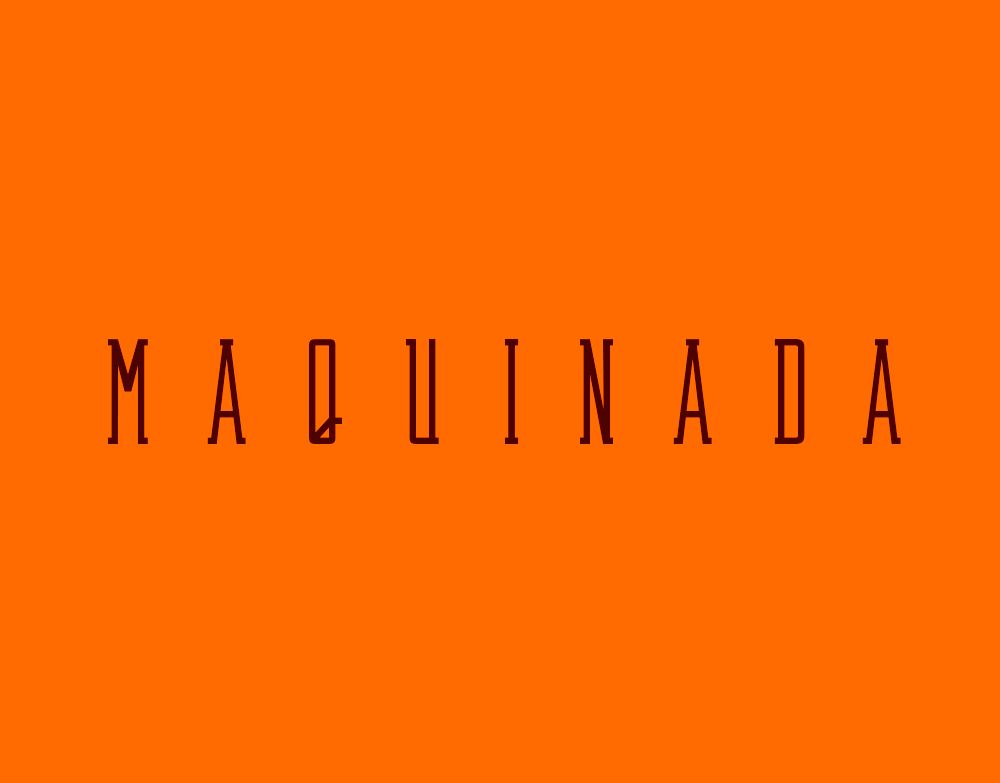 Maquinada Free Font - serif, sans-serif
