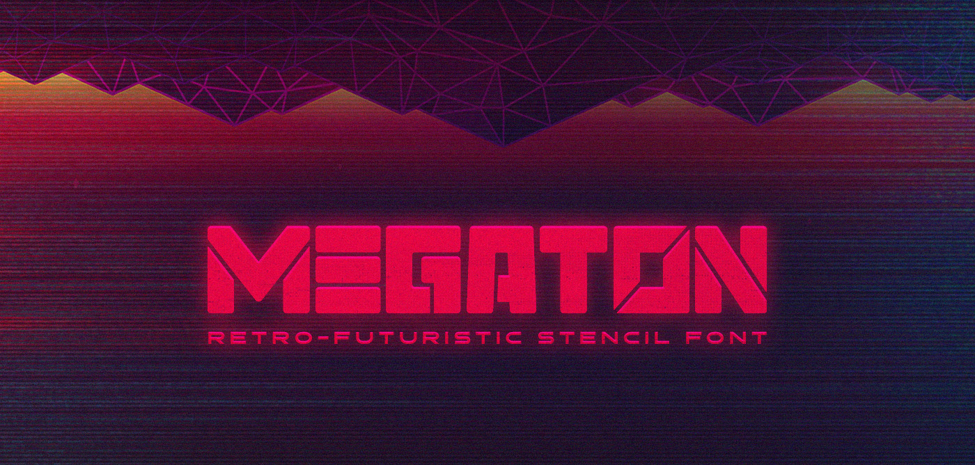 Megaton Free Font - decorative-display