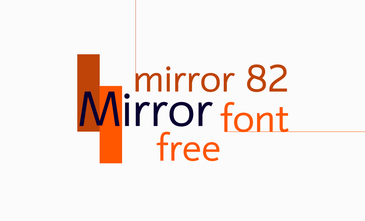 Mirror 82 Free Font - sans-serif
