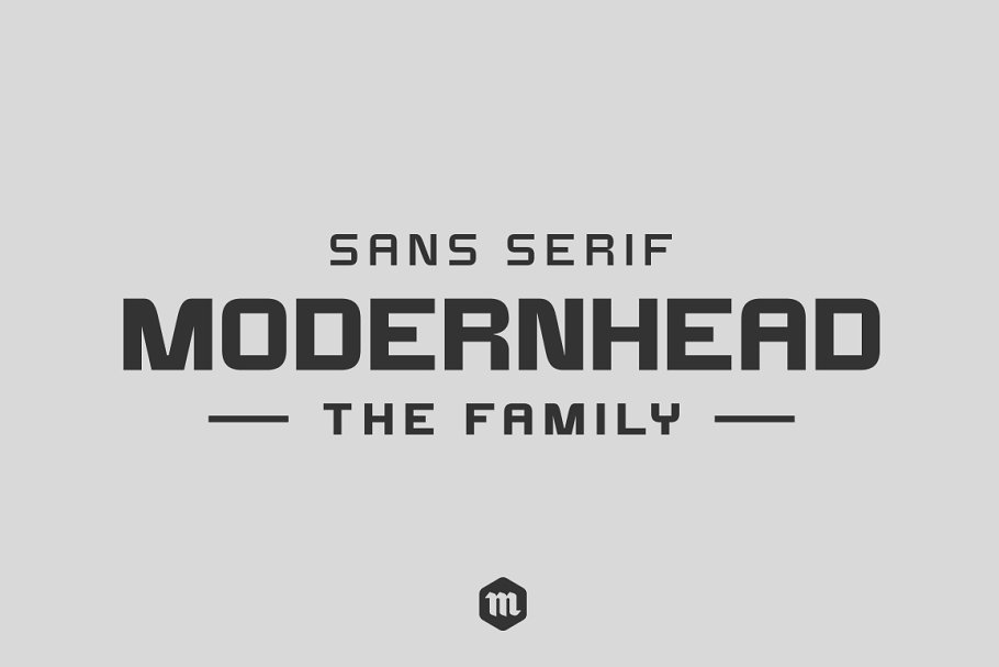 Modernhead Free Font - sans-serif