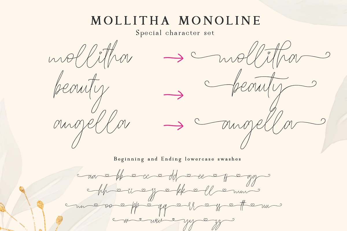 Mollitha Free Font - script