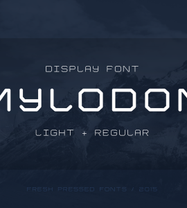 Mylodon Free Font - sans-serif, decorative-display