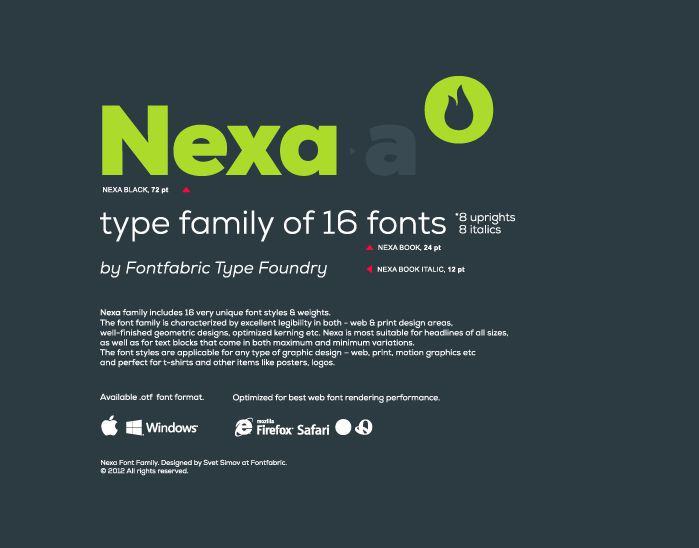 Nexa Font Free - sans-serif