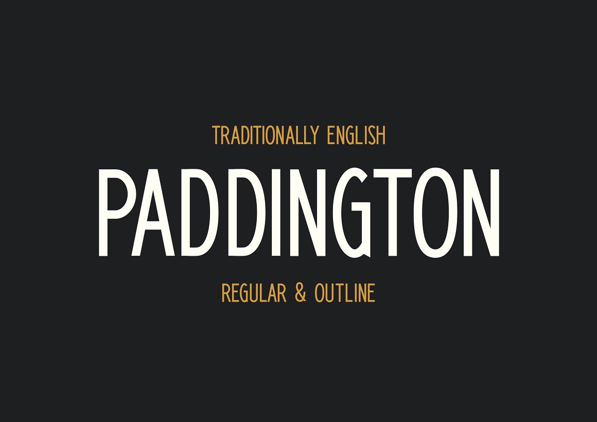 Paddington Free Font - sans-serif