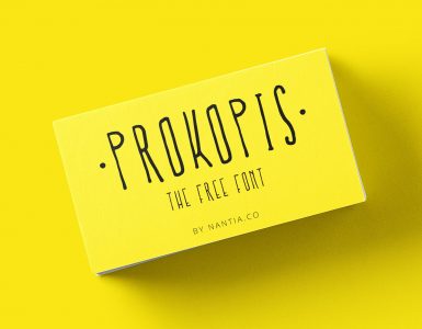 Prokopis Free Font - script