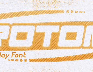 Protomo Free Font - sans-serif, decorative-display
