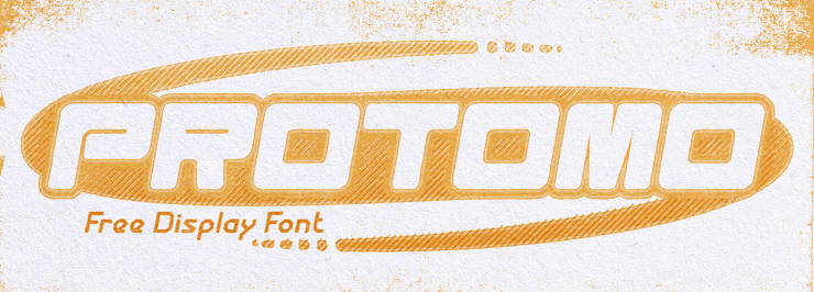 Protomo Free Font - sans-serif, decorative-display