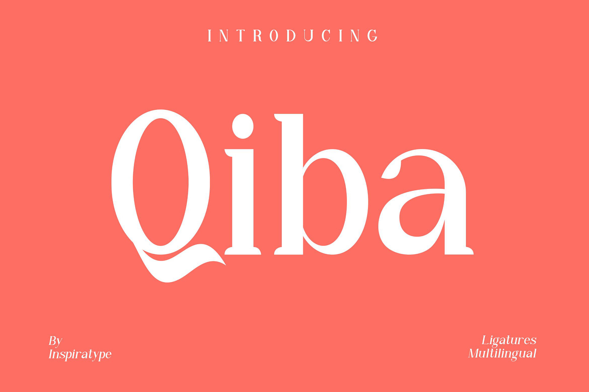 Qiba Free Font - serif