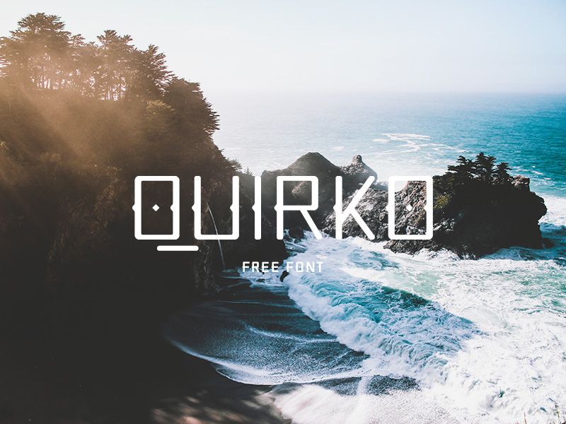 Quirko Free Font - sans-serif