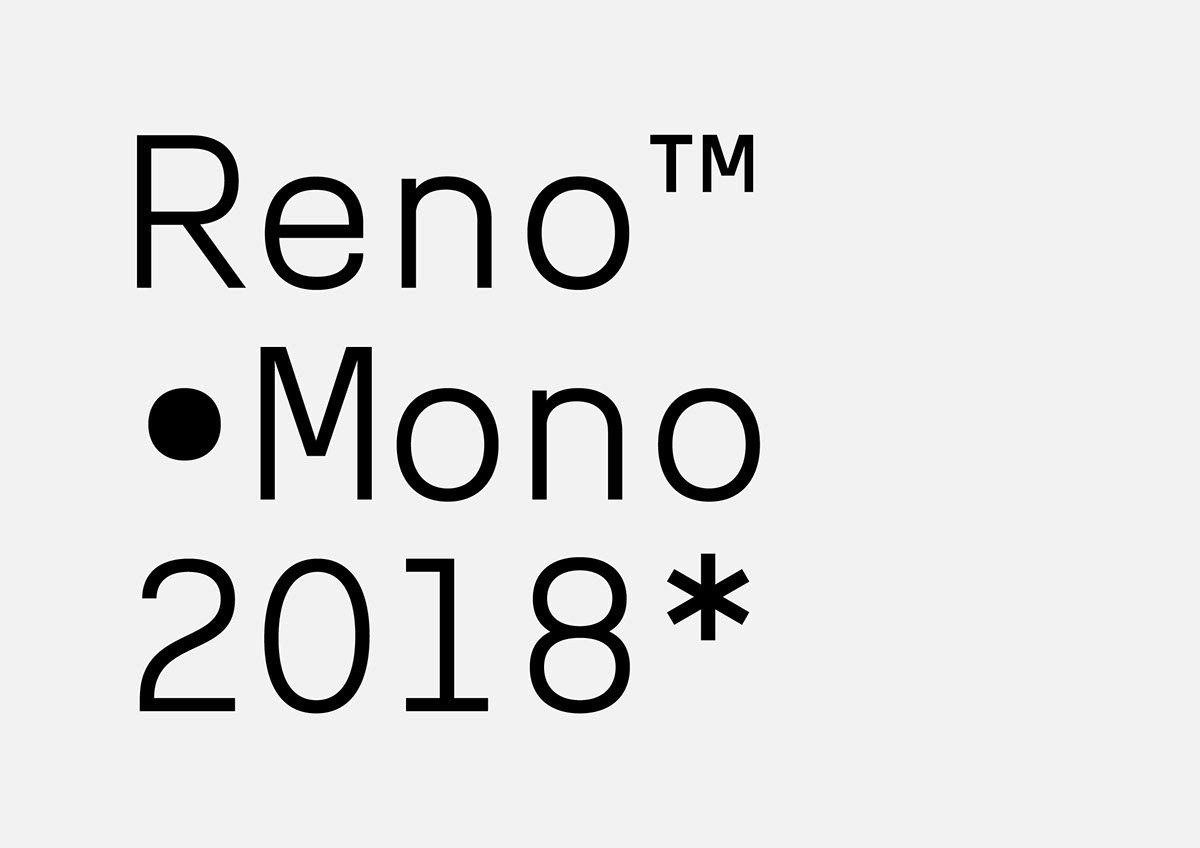 RenoMono FREE Font - monospaced