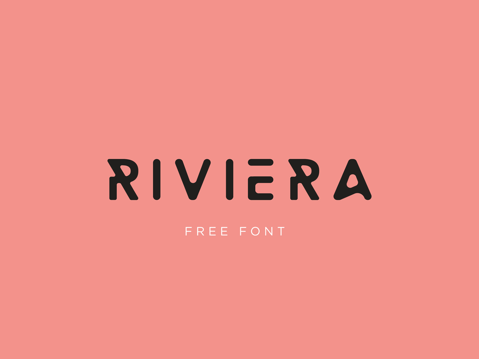 Riviera Free Font - decorative-display