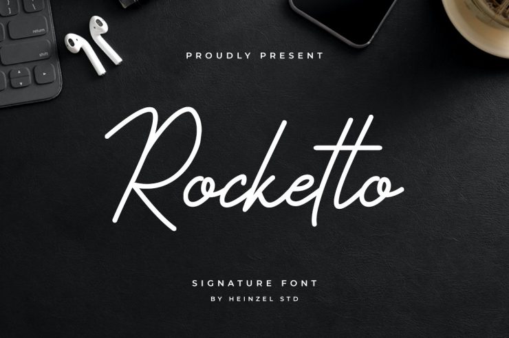 Rocketto Free Font - script