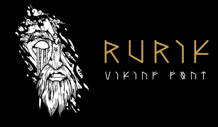 Rurik Free Font - decorative-display