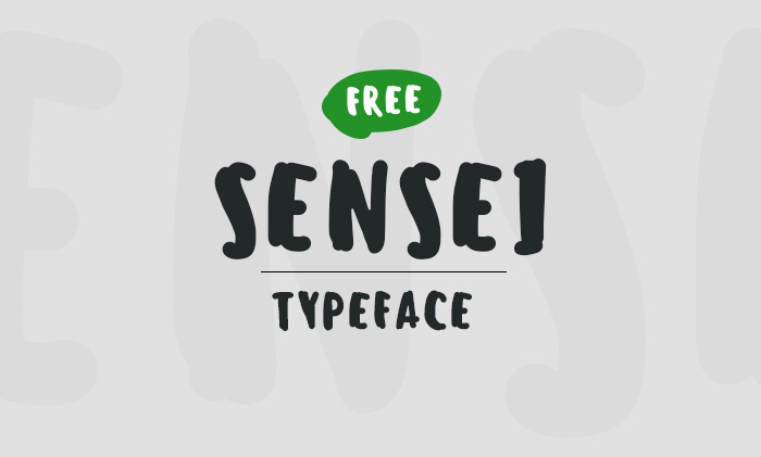 Sensei Free Font