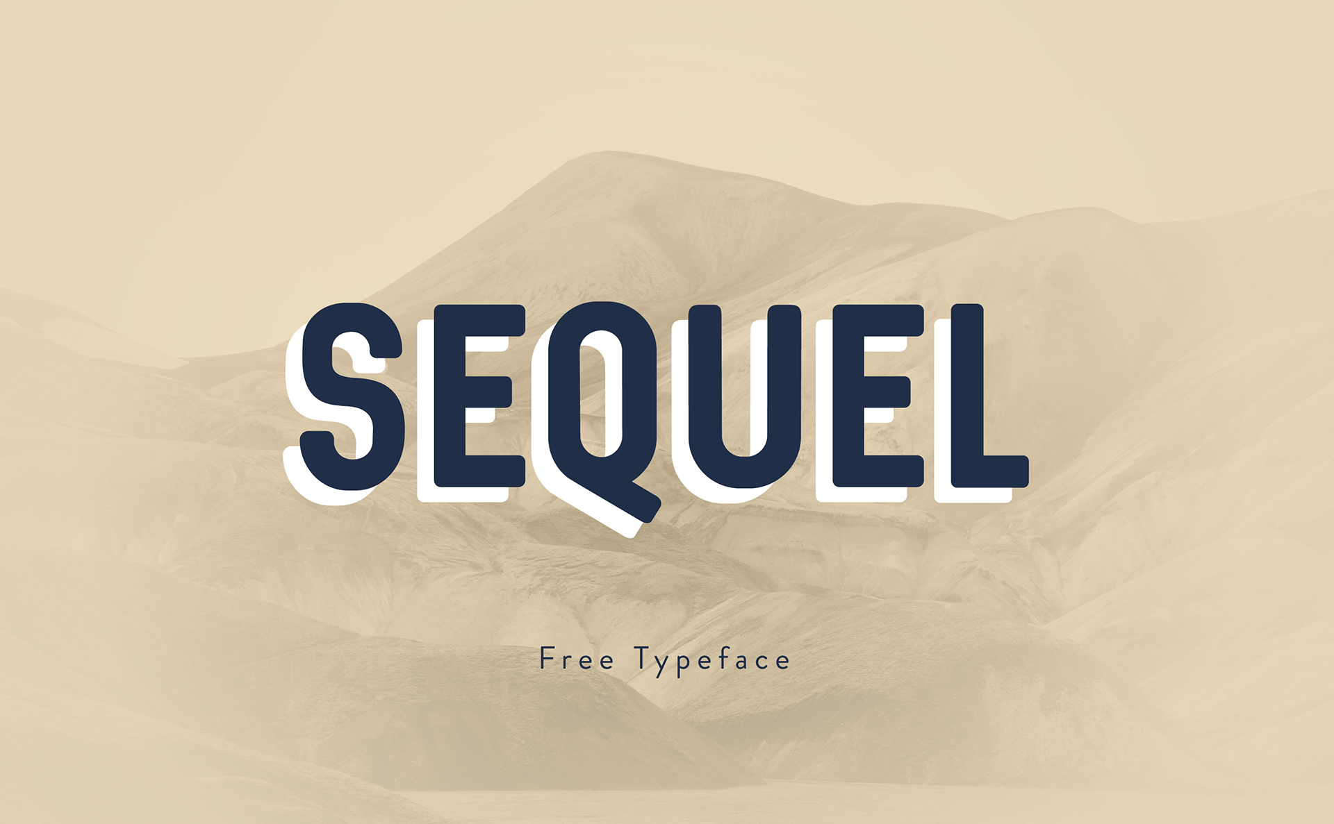 Sequel free font