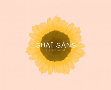 SHAI SANS Free Font - script, sans-serif
