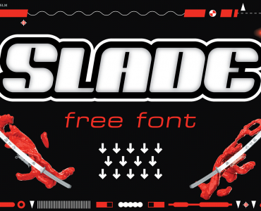 Slade Free Font - decorative-display
