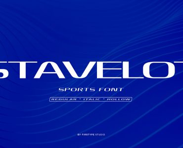 Stavelot Free Font - sans-serif