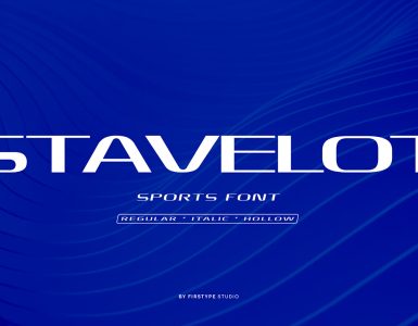 Stavelot Free Font - sans-serif