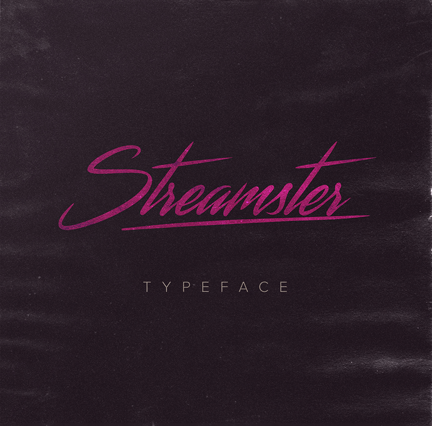 Streamster Free Typeface - script