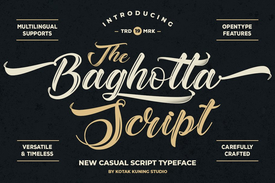 The Baghotta Free Font - script