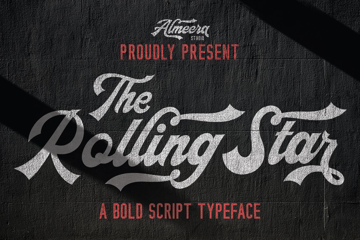 The Rollingstar Free Font - decorative-display