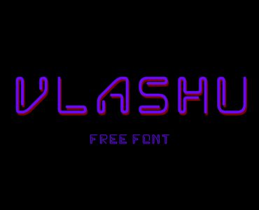 VLASHU Free Font - decorative-display