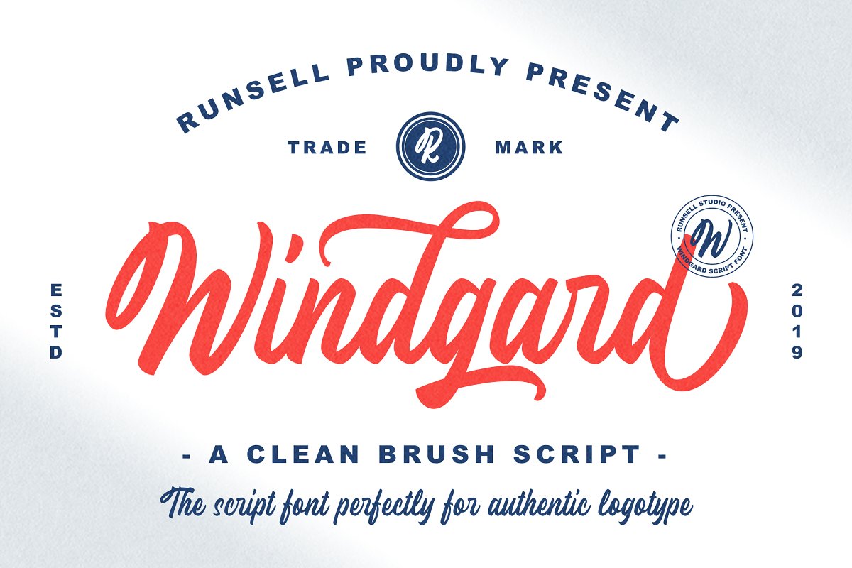 Windgard Free Font - script