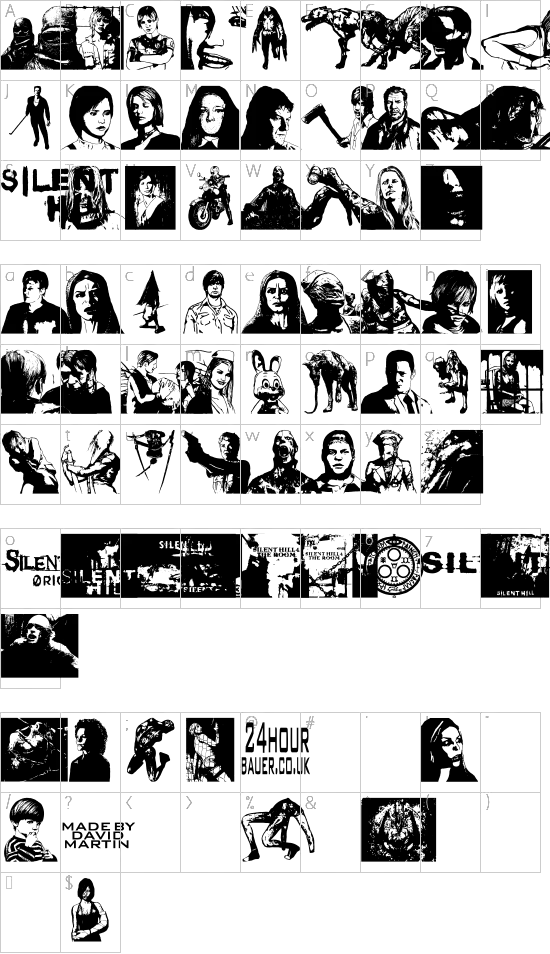 character map