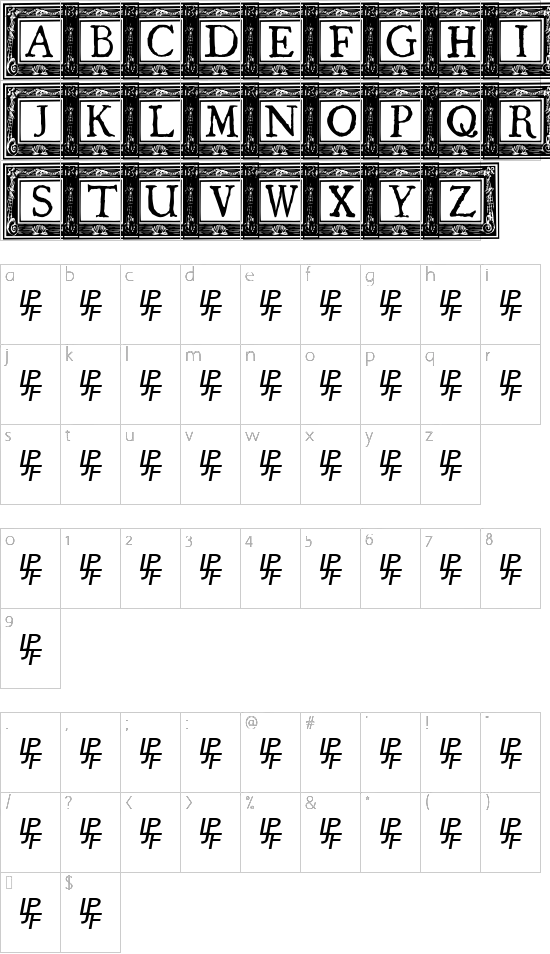 character map