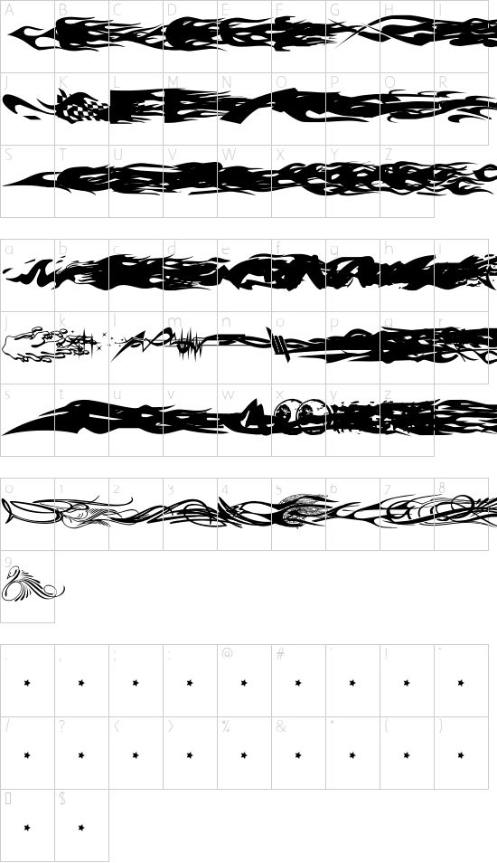 character map