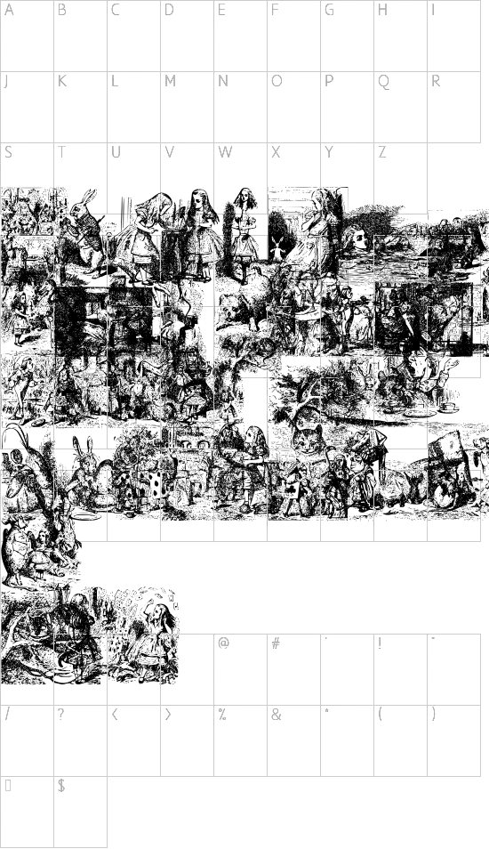 character map