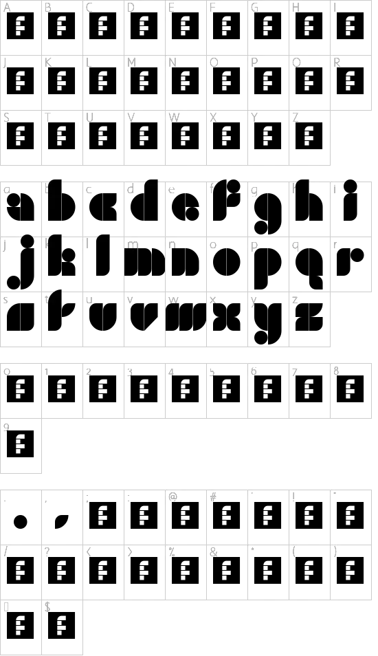 character map