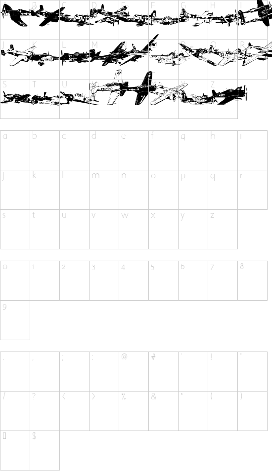 character map