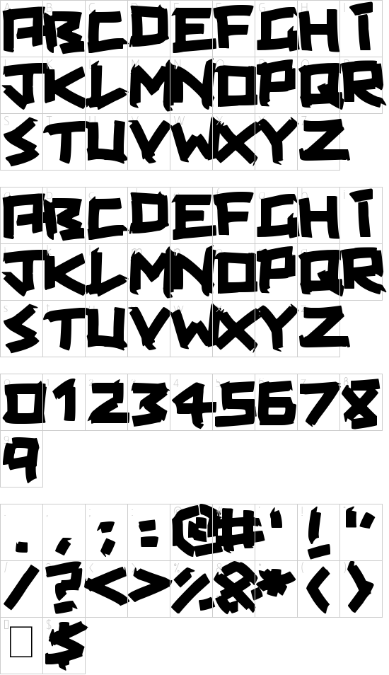 character map