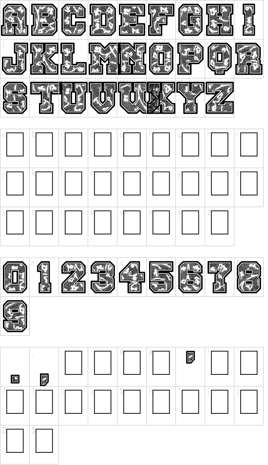 character map