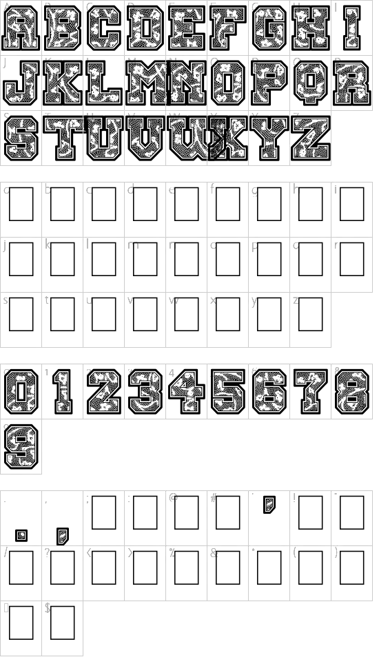 character map