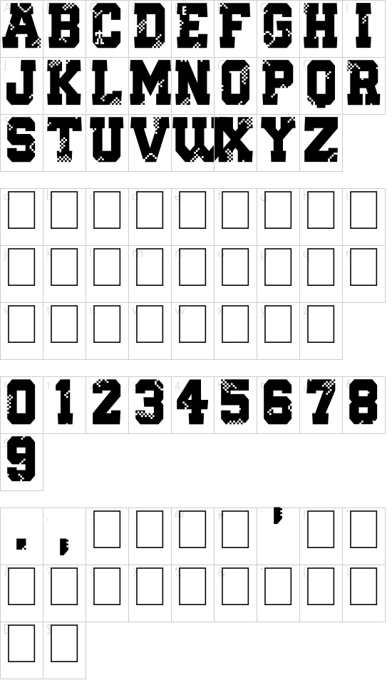 character map