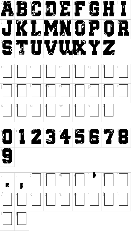 character map