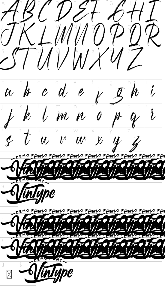 character map