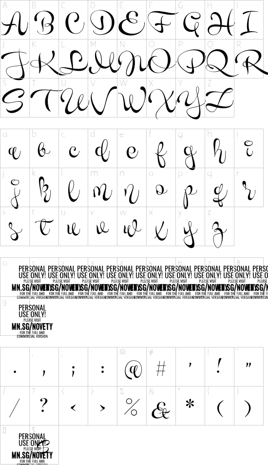 character map