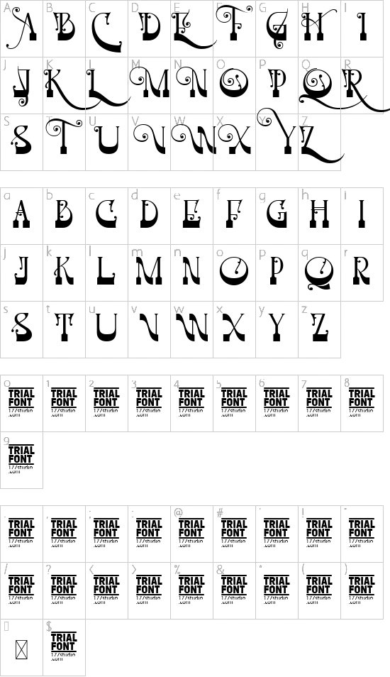 character map