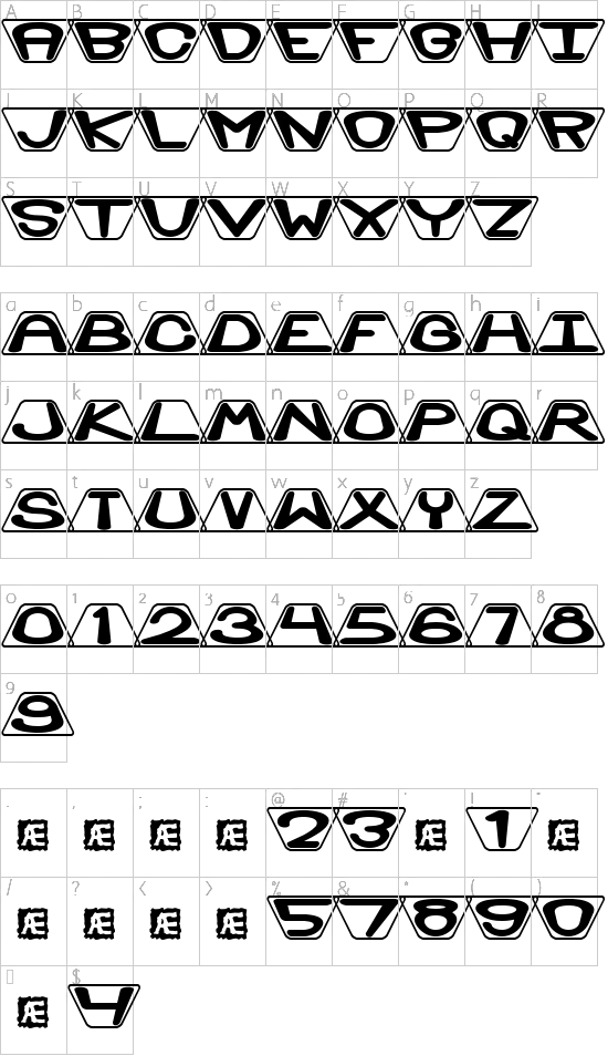 character map