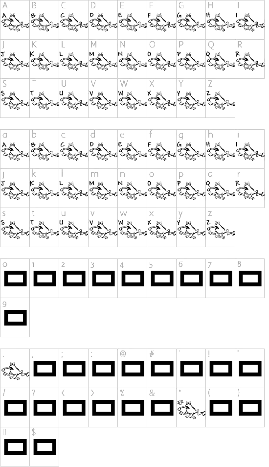 character map