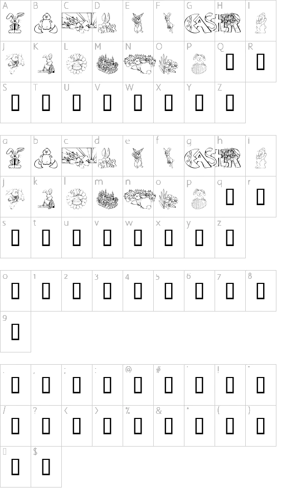 character map