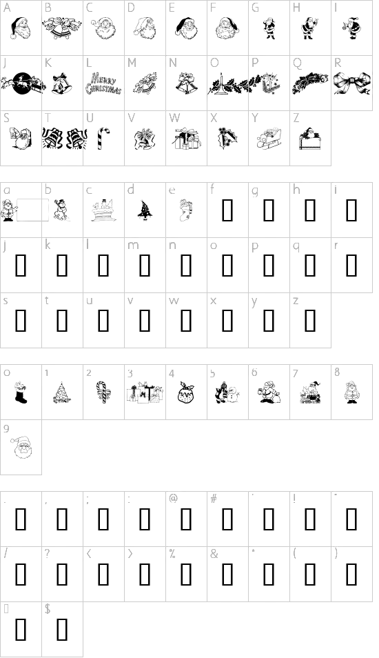 character map