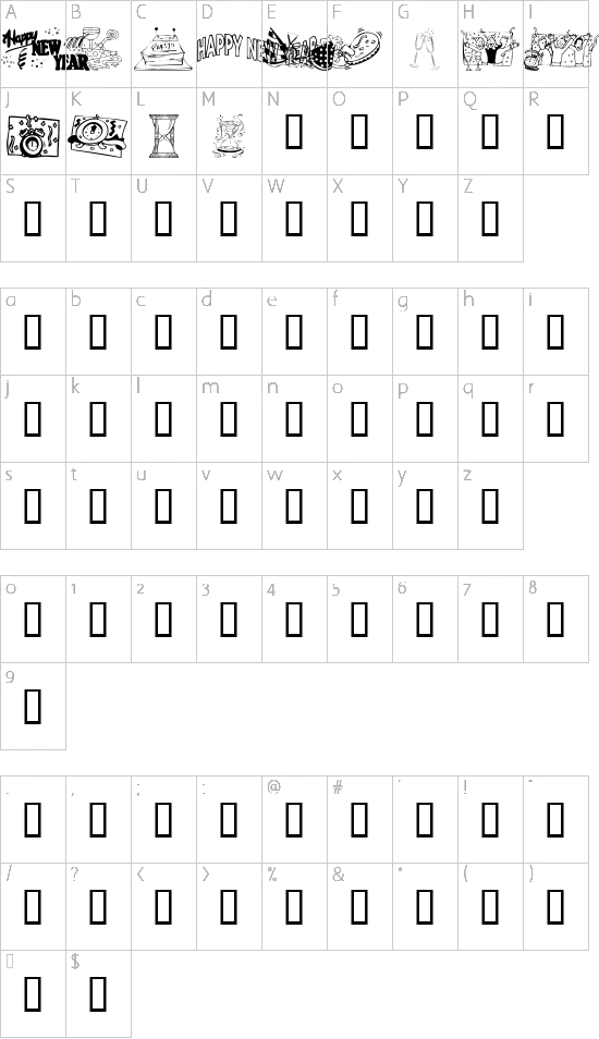 character map