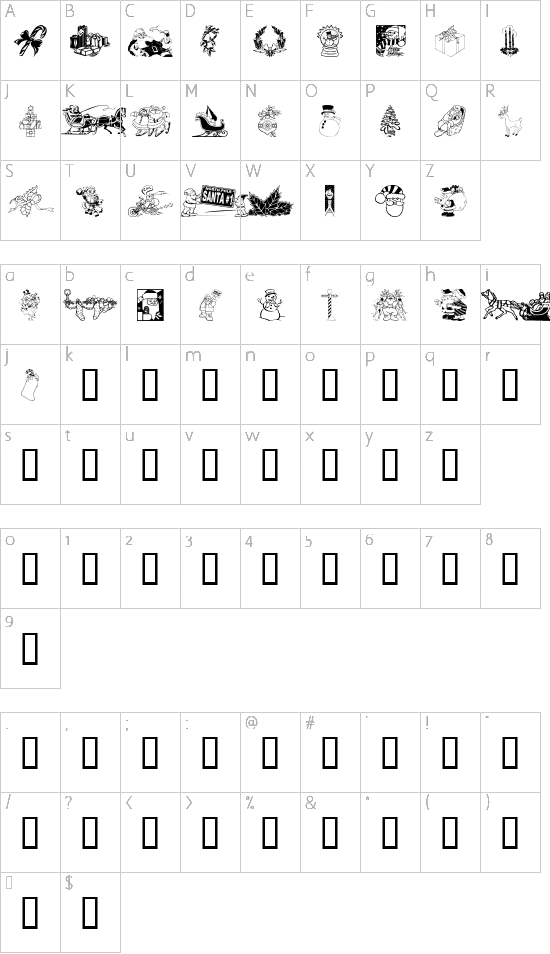 character map